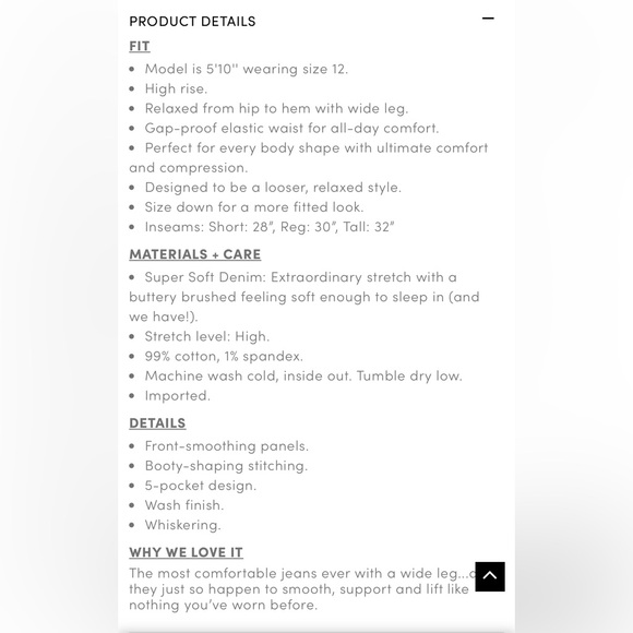 Torrid - Bombshell Wide Leg High-Rise Jean - Picture 6 of 6